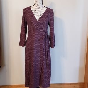 Garnet Hill faux wrap dress